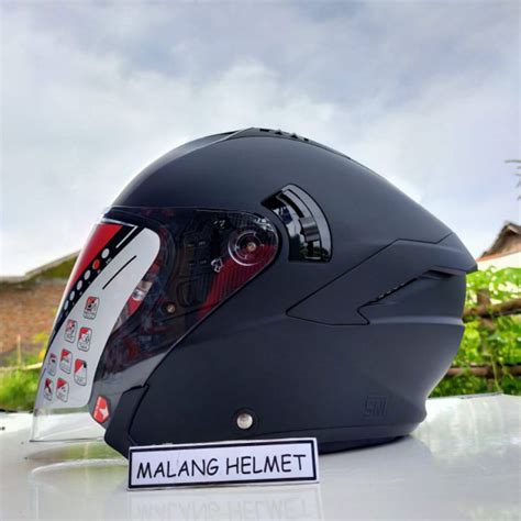 Jual Helm Kyt Nfj Solid Black Doff Ongkir Termurah Kg Shopee Indonesia