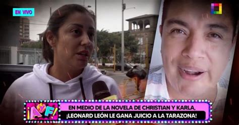 Karla Tarazona Dice Que No Le Prohibi A Leonard Le N Ver A Sus Hijos