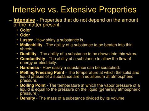 Intensive And Extensive Properties Difference