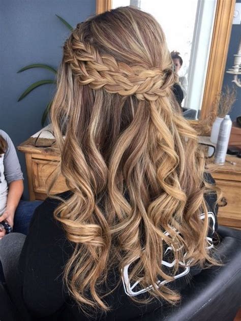 Double Visible Braid Half Up Half Down Wedding Hairstyle Emmalovesweddings