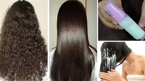 Straighten Hair Naturally At Home Magical Hair Straightening Spray