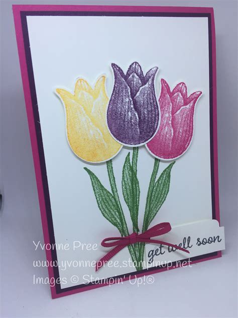 Stampin Up S Timeless Tulips Bundle Tulips Card Card Making Stamp