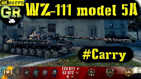 World Of Tanks Wz 111 Model 5a Replay 5 Kills 9 3k Dmg Patch 1 4 0