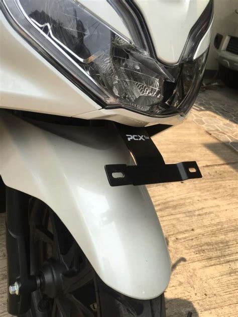 Promo BREKET PLAT NOMOR DEPAN PCX 150 160 DUDUKAN PLAT NOMOR DEPAN PCX