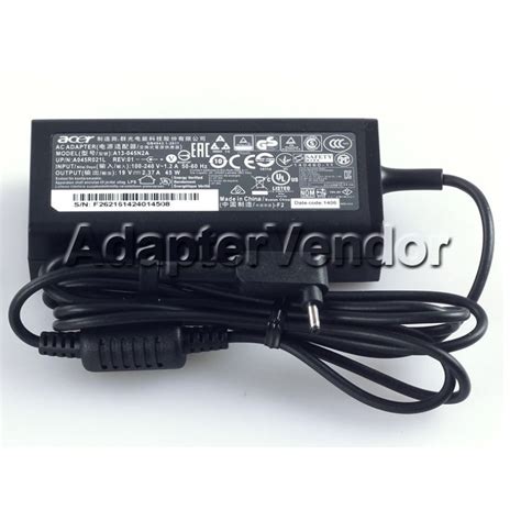 Genuine W Acer Aspire One Cloudbook Ao Ac Adapter Charger