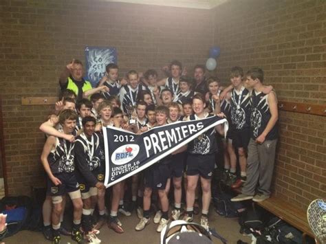 U16 Div 3 Premiers 2012 Melton South Juniors Sportstg