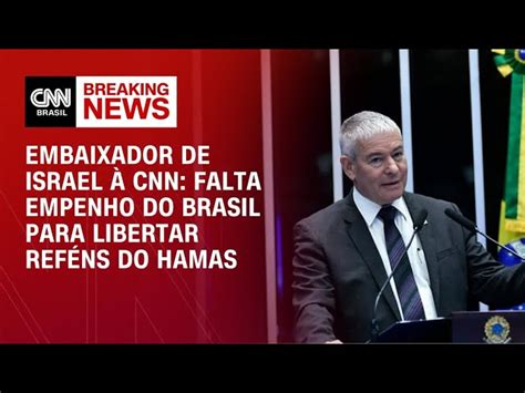 Falta empenho do Brasil para liberar reféns nas mãos do Hamas diz