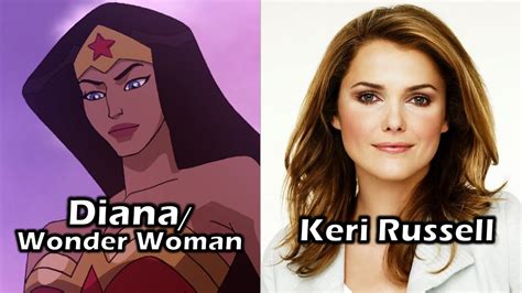 Characters And Voice Actors Wonder Woman Youtube