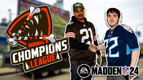 Browns vs. Titans Madden Chompion League | Cleveland Browns