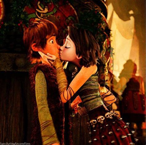 Httyd Hiccup Hiccup And Toothless Hiccup And Astrid Rapunzel Hicks Und Astrid Surprise Kiss