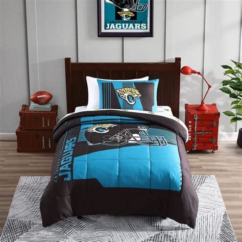 Jacksonville Jaguars Nfl Licensed Status Bed In A Bag Comforter