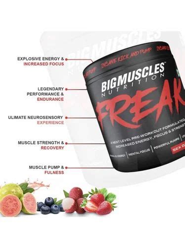 Bigmuscles Nutrition Freak Pre Workout 30 Servings Sex On The Beach