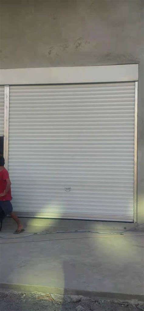 Manual Galvanize Mm Shutter Roll Up Doors With Box Luckyhome Glass