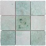 Castellana Ming Green Natural Stone Mosaic Square Tile Tile Republic