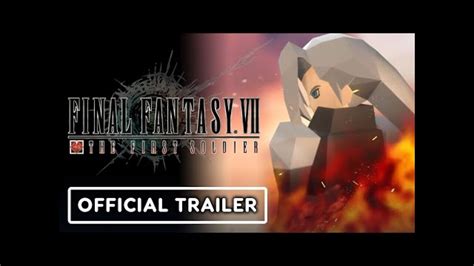 Final Fantasy 7 The First Soldier Official Ff7 25th Anniversary