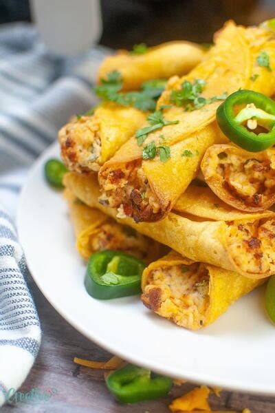 Air Fryer Jalapeno Cream Cheese Taquitos