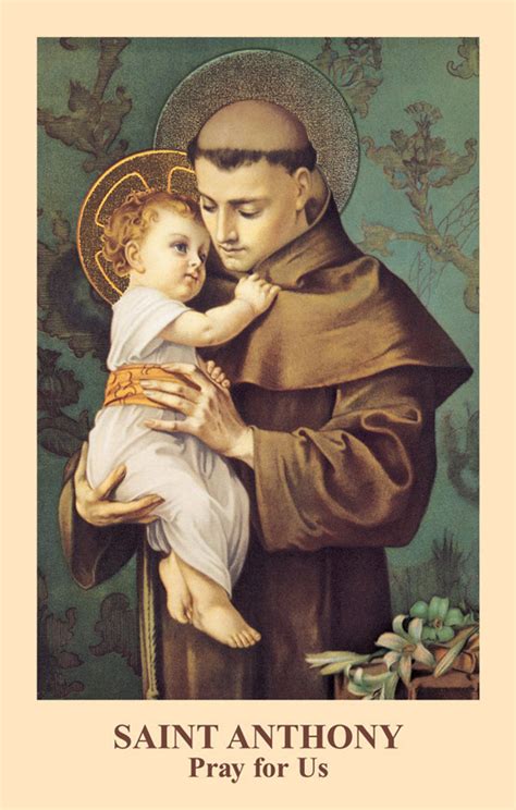 Saint Anthony Prayercard