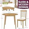 Hallowood Furniture Ledbury Small Round Dining Table And Chairs Set