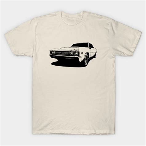 1967 Chevelle Monochrome Stylized Chevelle T Shirt Teepublic