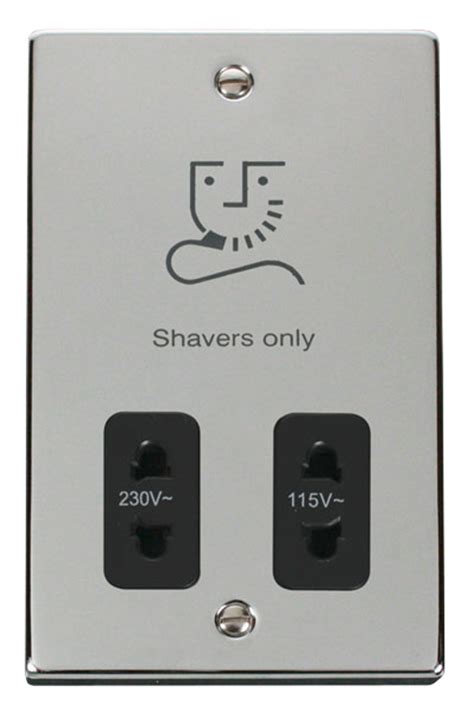 Dual Voltage Shaver Socket Outlet 115230v Upex Electrical Distributors