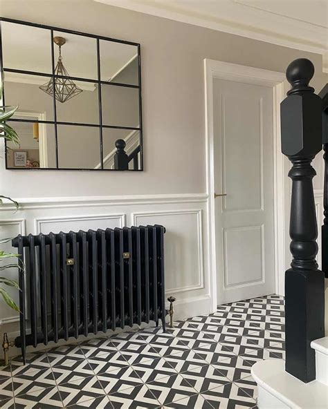 Modern Vintage Entryway With Patterned Tiles Soul Lane