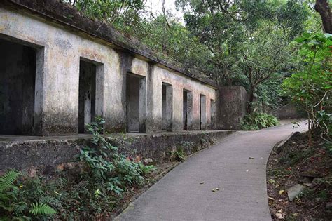 Abandoned Buildings At The Pinewood Battery A Photograph From Lung Fu