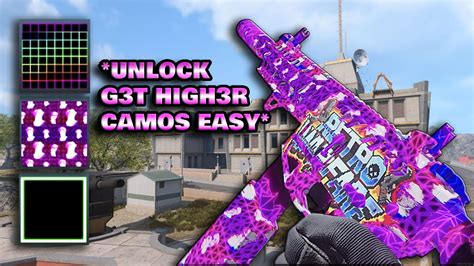 How To Unlock All Animated G T High R Camos Fast All Coin Locations