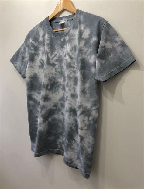 Tie Dye T Shirt Grey Tie Dye Unisex T Shirt Etsy