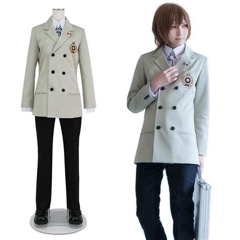 Persona 5 P5 Goro Akechi School Uniform Suit Cosplay Costume Outfit