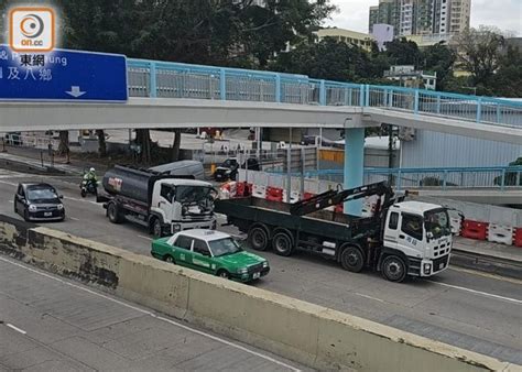 車cam直擊：元朗運油車撼吊臂車 乘客一度被困｜即時新聞｜港澳｜oncc東網