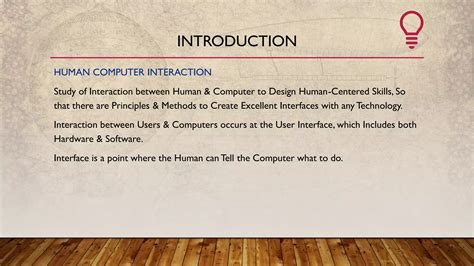 Human Computer Interaction Hci Ppt