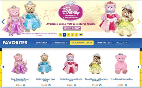 Build A Bear Workshop Introduces Disney Princess Collection Chip And Co