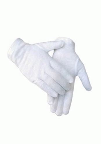 Variety Of Formal White Cotton Gloves Clapping Variety Of Formal