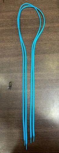 Polyester Sky Blue Round Shoe Laces At Rs Pair Polyester Shoelace