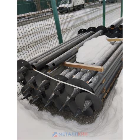 Винтовая свая 76х250х2000 мм, купить в Москве | Metallkin.com