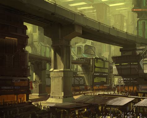 Space Colony, Tore Wesolowski | Futuristic city, Concept art digital ...