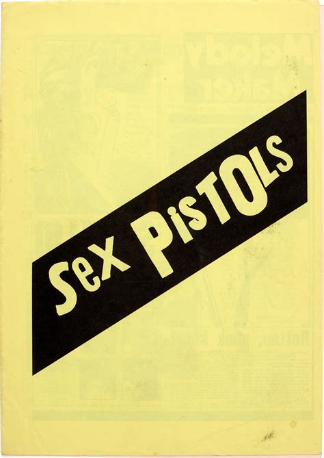 Jamie Reid Sex Pistols Press Kit January 1977 The Sex Pistols The