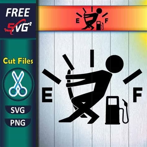 Gas Gauge Svg Free Empty Gas Tank Svg Car Decal Svg