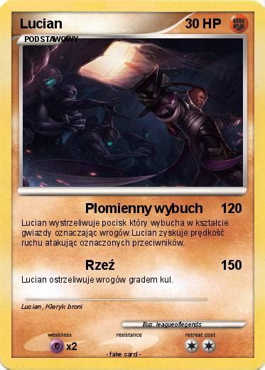 Pok Mon Lucian P Omienny Wybuch Twoja W Asna Karta Pokemon