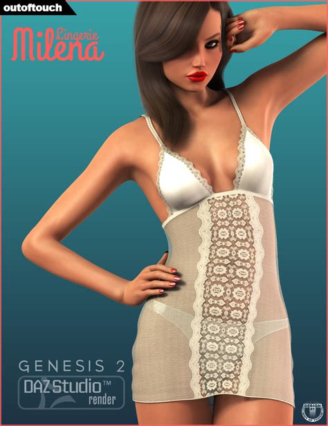 Milenas Lingerie For Genesis 2 Female S Daz 3d