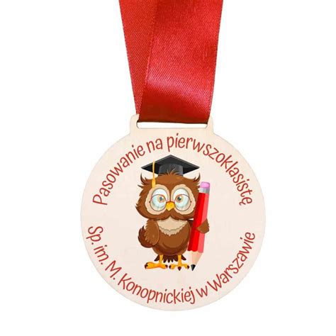 Medal Dla Pierwszoklasisty Pasowanie Na Ucznia Paxis Pl