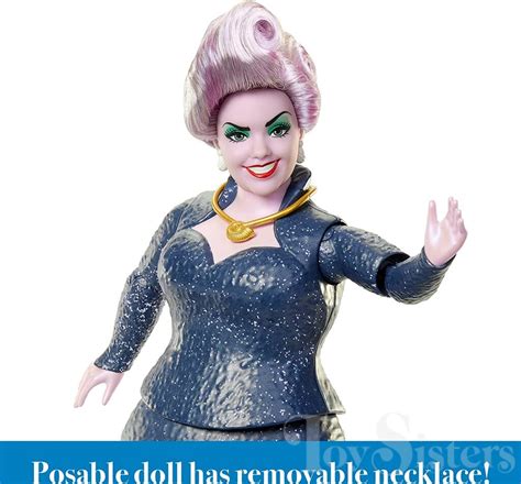 Disney Live Action The Little Mermaid Ursula Doll 2023 Toy Sisters