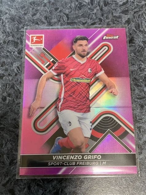 Yahooオークション 2021 22 Topps Finest Bundesliga Pink Refracto