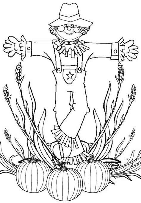 Espantap Jaros Para Imprimir Y Pintar Scarecrow Coloring Pages