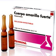 Cuerpo Amarillo Fuerte progesterona solución Hormona RX ginecologia