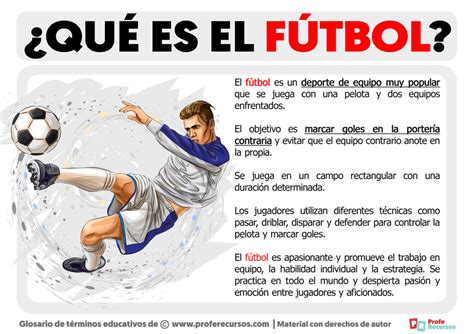 Qué es el Fútbol Definición de Fútbol