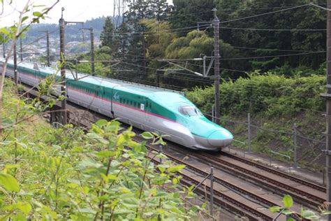 Jr東日本 E5系新幹線電車 はやぶさ E514 2 片岡駅 鉄道フォト・写真 By ヒヨドリさん レイルラボ Raillab