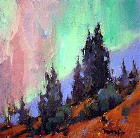 Dpw Original Fine Art Auction Northern Lights Cathleen Rehfeld