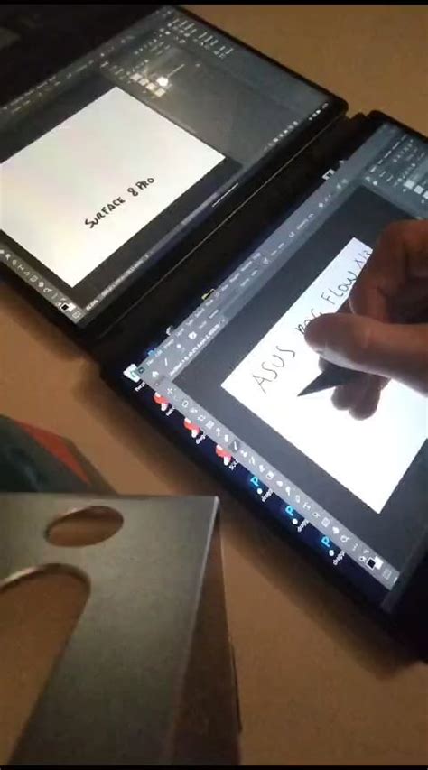 Drawing Issue Rog Flow X13 Vs Microsoft Surface 8 Pro Rflowx13