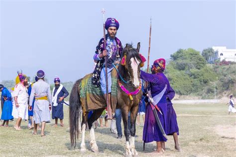 Hola Mohalla Festival Celebration By Sikh People At Anandpur Sahib